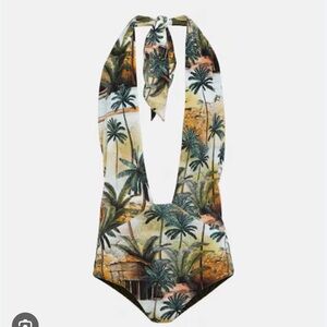 Johanna Ortiz Hidden Paradise One Piece Caribe Palm Tropical Terry M